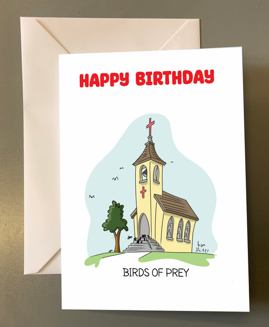 Birds of Prey Birthday Card