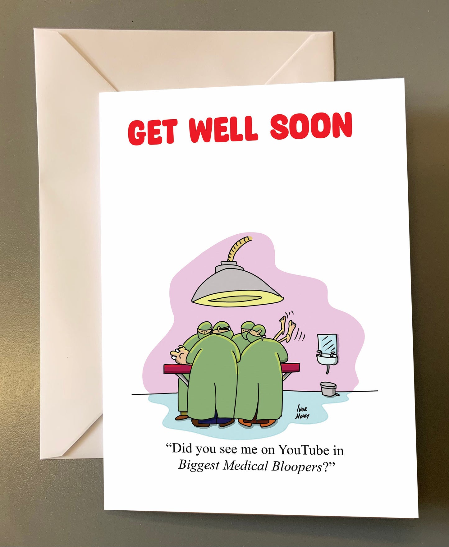 Medical Bloopers Get Well card