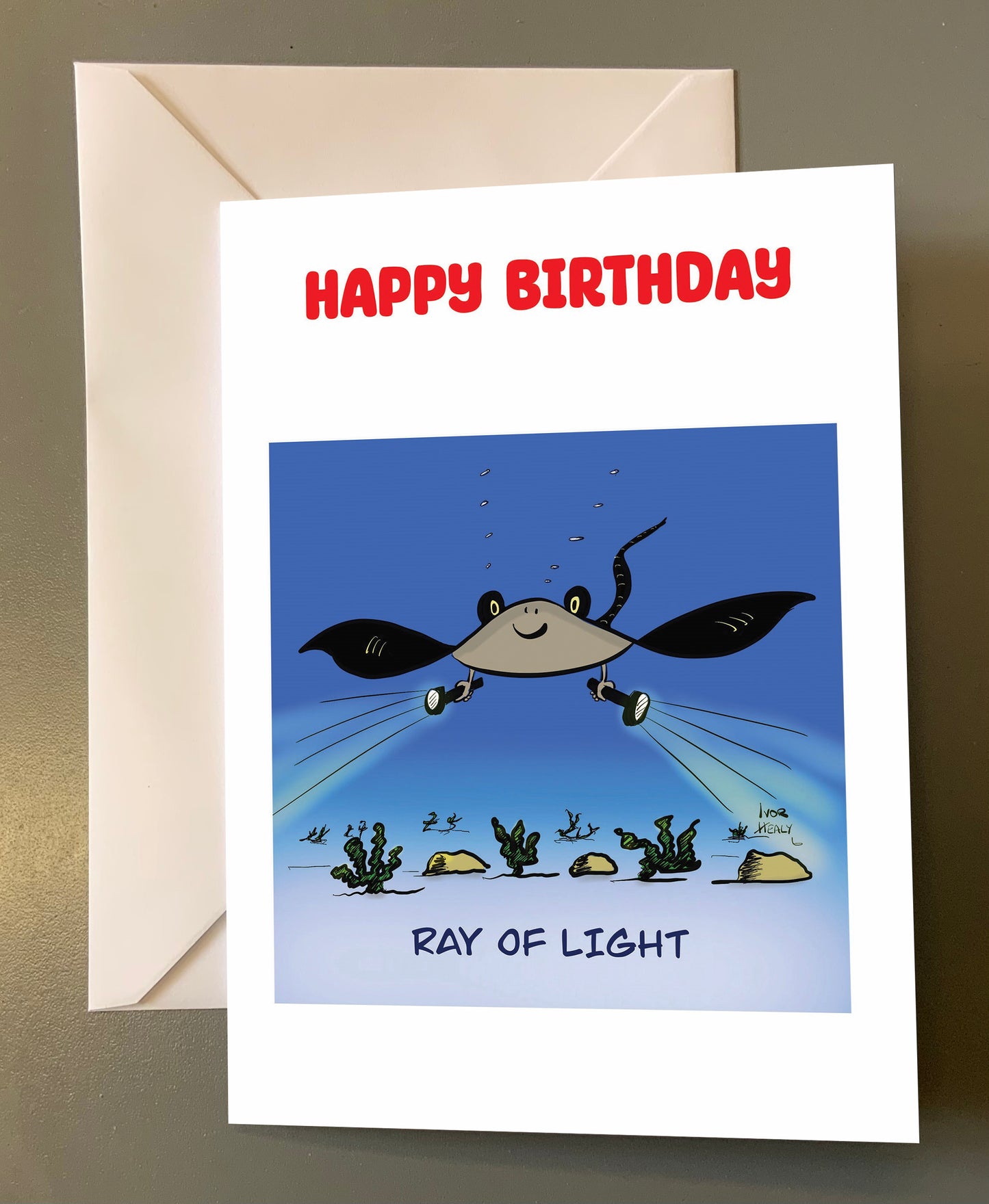Ray of Light Birthday card